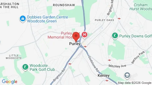 Houses for rent i Kenley/Purley - Surrey - kort over placeringen