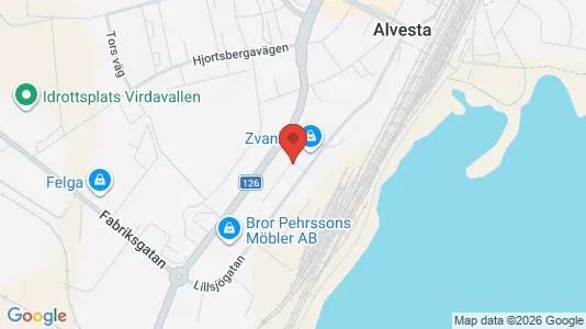 Apartments for rent i Alvesta - kort over placeringen