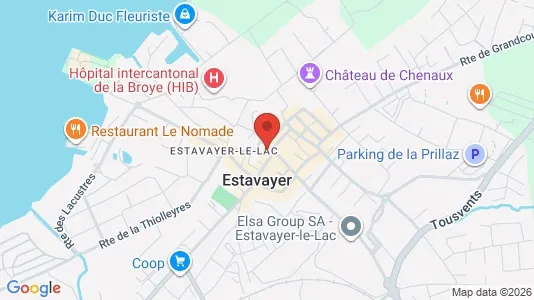 Apartments for rent i Broye - kort over placeringen