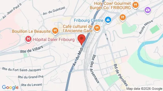 Apartments for rent i Saane - kort over placeringen