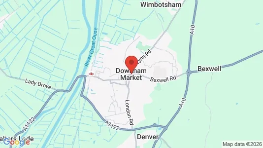 Houses for rent i Downham Market - Norfolk - kort over placeringen