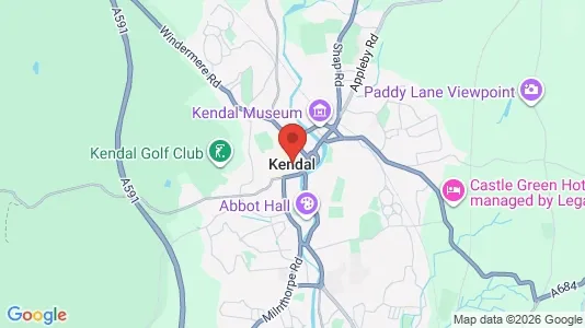 Apartments for rent i Kendal - Cumbria - kort over placeringen