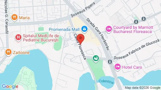 Apartments for rent i Bucharest - Sectorul 2 - kort over placeringen