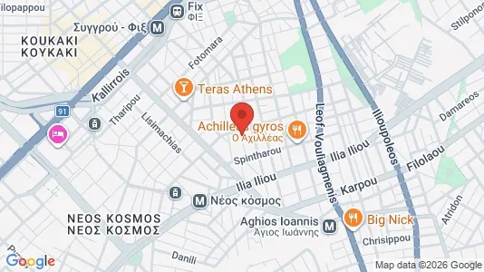 Apartments for rent i Athens Akropoli - kort over placeringen