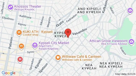 Apartments for rent i Galatsi - kort over placeringen