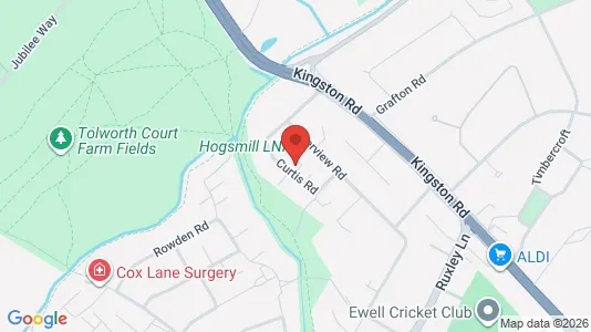Apartments for rent i Epsom - Surrey - kort over placeringen