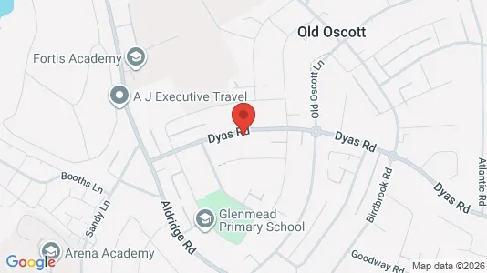 Apartments for rent i Birmingham - West Midlands - kort over placeringen