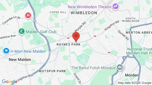 Apartments for rent i London SW20 - kort over placeringen