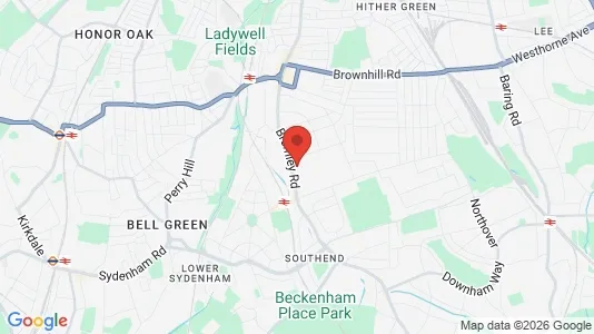 Apartments for rent i London SE6 - kort over placeringen