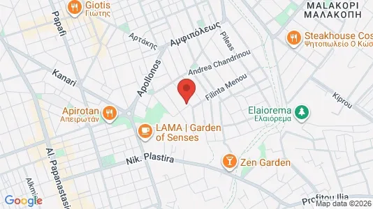 Apartments for rent i Pylaia-Chortiatis - kort over placeringen
