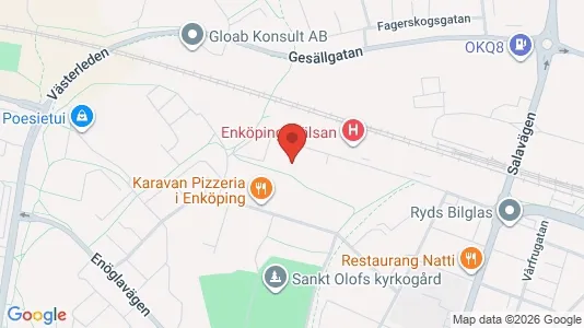 Apartments for rent i Enköping - kort over placeringen