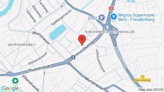 Apartments for rent i Bern-Mittelland - kort over placeringen