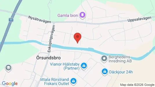 Apartments for rent i Uppsala - kort over placeringen