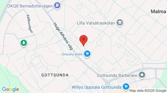 Apartments for rent i Uppsala - kort over placeringen