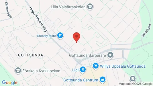Apartments for rent i Uppsala - kort over placeringen