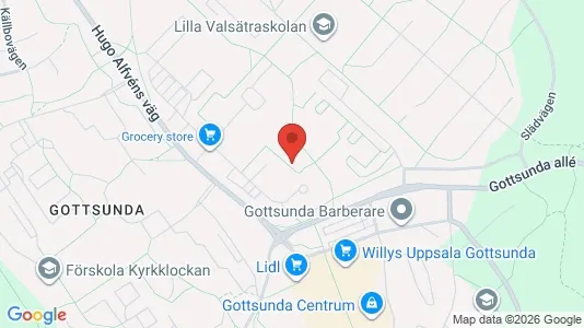 Apartments for rent i Uppsala - kort over placeringen