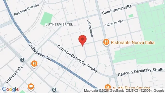 Apartments for rent i Chemnitz - kort over placeringen