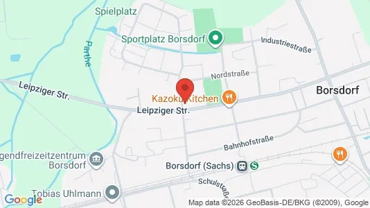 Apartments for rent i Leipzig - kort over placeringen