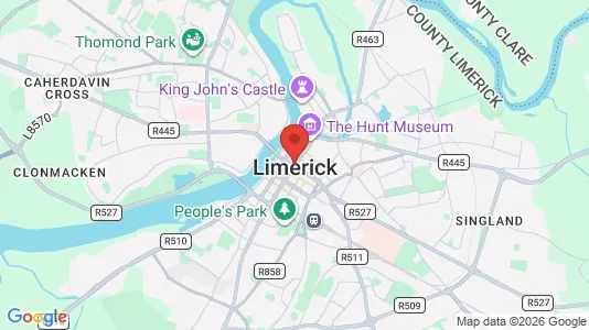 Apartments for rent i Limerick - kort over placeringen