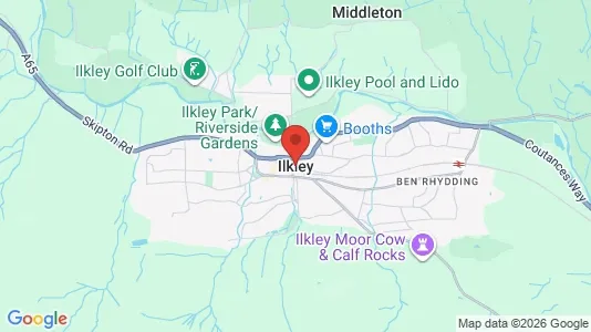 Houses for rent i Ilkley - West Yorkshire - kort over placeringen