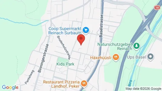 Apartments for rent i Arlesheim - kort over placeringen