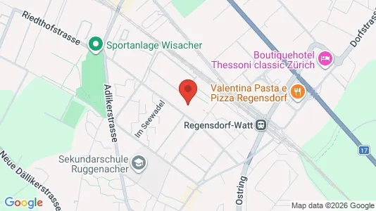 Apartments for rent i Dielsdorf - kort over placeringen