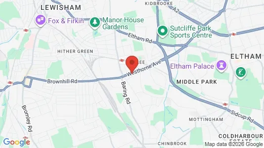 Apartments for rent i London SE12 - kort over placeringen