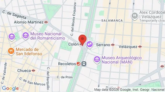 Apartments for rent i Madrid Centro - kort over placeringen