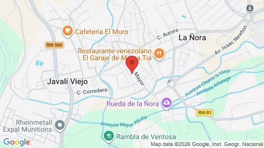 Apartments for rent i Murcia - kort over placeringen