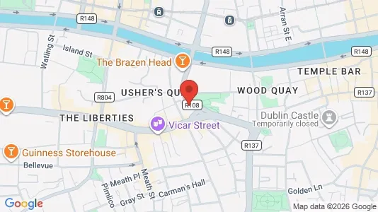 Apartments for rent i Dublin 8 - kort over placeringen