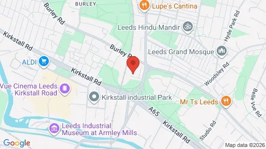 Apartments for rent i Leeds - West Yorkshire - kort over placeringen