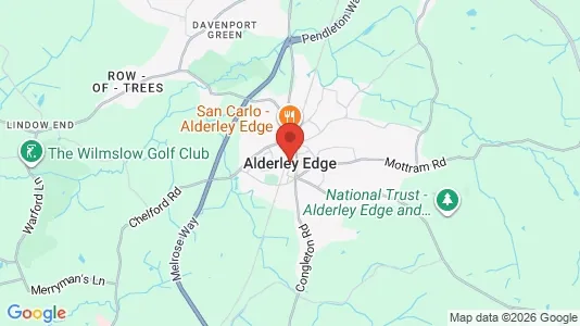 Houses for rent i Alderley Edge/Wilmslow - Cheshire - kort over placeringen