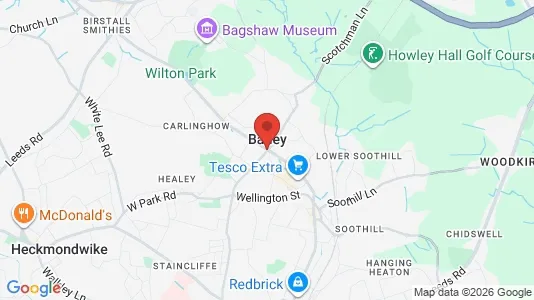 Apartments for rent i Batley - West Yorkshire - kort over placeringen
