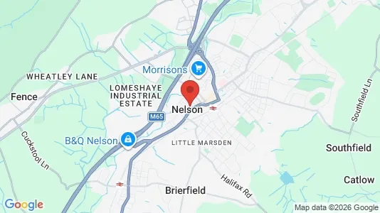 Houses for rent i Nelson - Lancashire - kort over placeringen