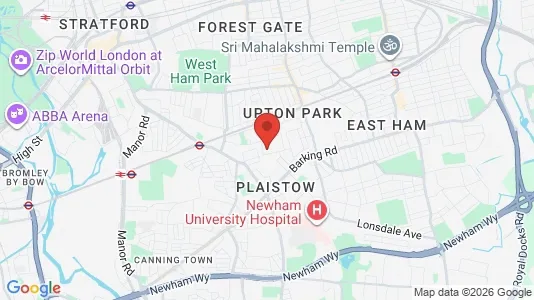 Apartments for rent i London E13 - kort over placeringen