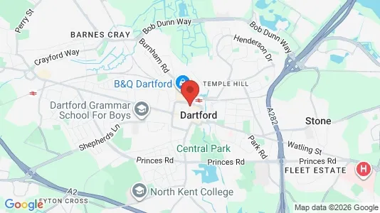Houses for rent i Dartford - Kent - kort over placeringen