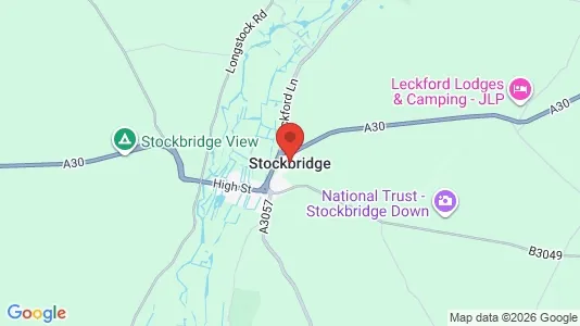 Houses for rent i Stockbridge - Hampshire - kort over placeringen