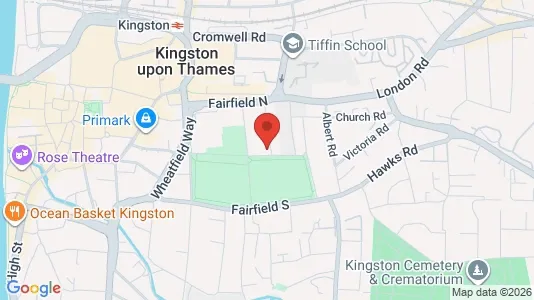 Rooms for rent i Kingston upon Thames - Surrey - kort over placeringen