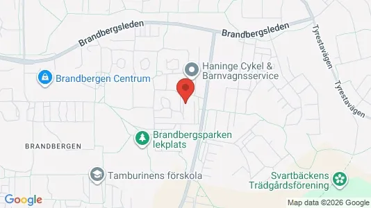 Apartments for rent i Haninge - kort over placeringen