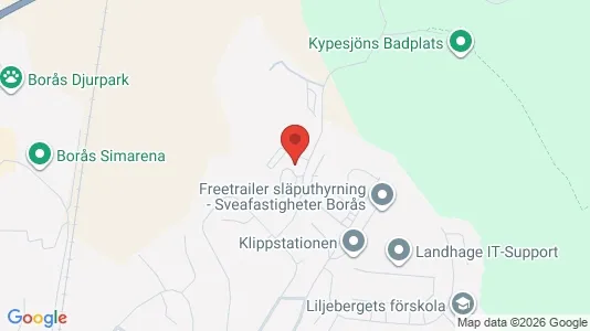 Apartments for rent i Borås - kort over placeringen