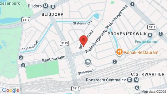 Apartments for rent i Rotterdam Noord - kort over placeringen