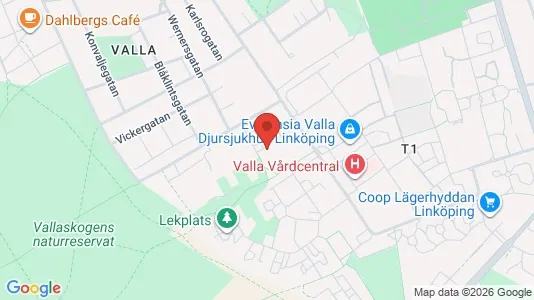Apartments for rent i Linköping - kort over placeringen