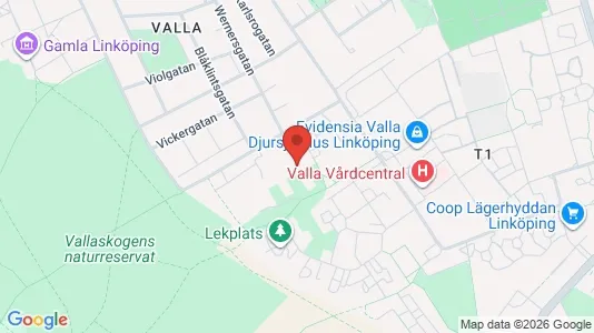 Apartments for rent i Linköping - kort over placeringen