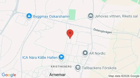 Apartments for rent i Oskarshamn - kort over placeringen