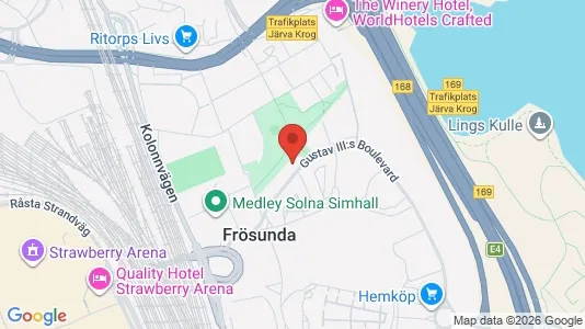 Apartments for rent i Solna - kort over placeringen
