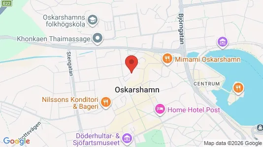 Apartments for rent i Oskarshamn - kort over placeringen