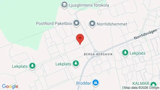 Apartments for rent i Kalmar - kort over placeringen