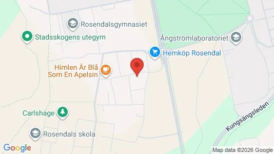 Apartments for rent i Uppsala - kort over placeringen