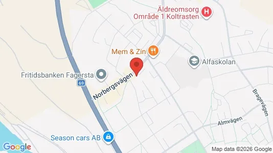 Apartments for rent i Fagersta - kort over placeringen