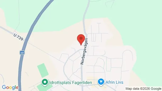Apartments for rent i Fagersta - kort over placeringen
